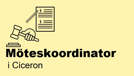 Möteskoordinator i Ciceron