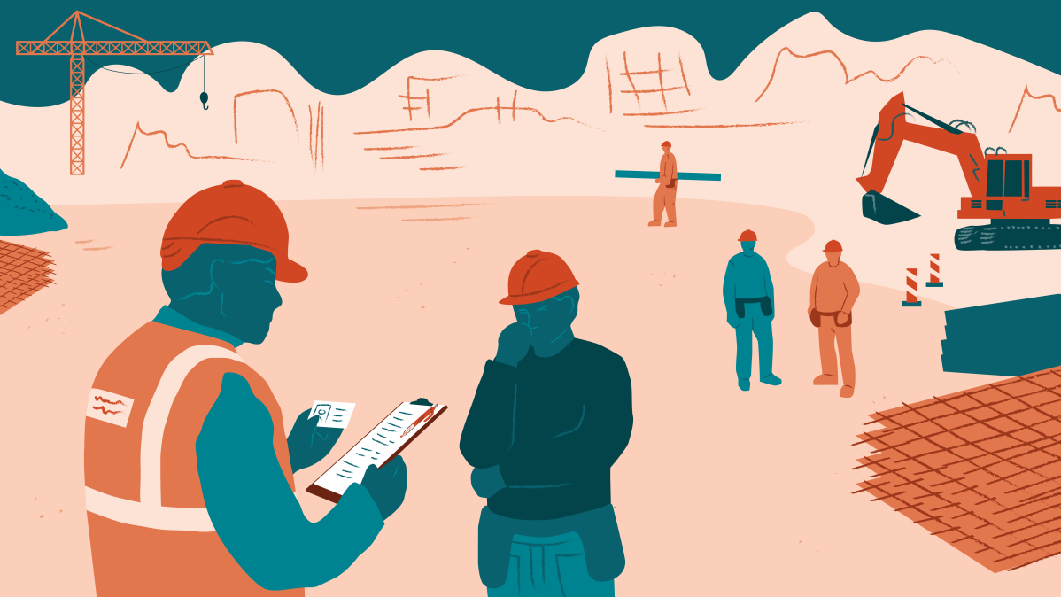 Digital informationsträff -arbetsplatskontroller